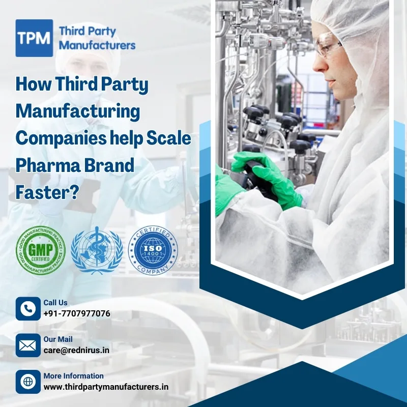 How Third Party Manufacturing Companies help Scale Your Pharma Brand Faster?