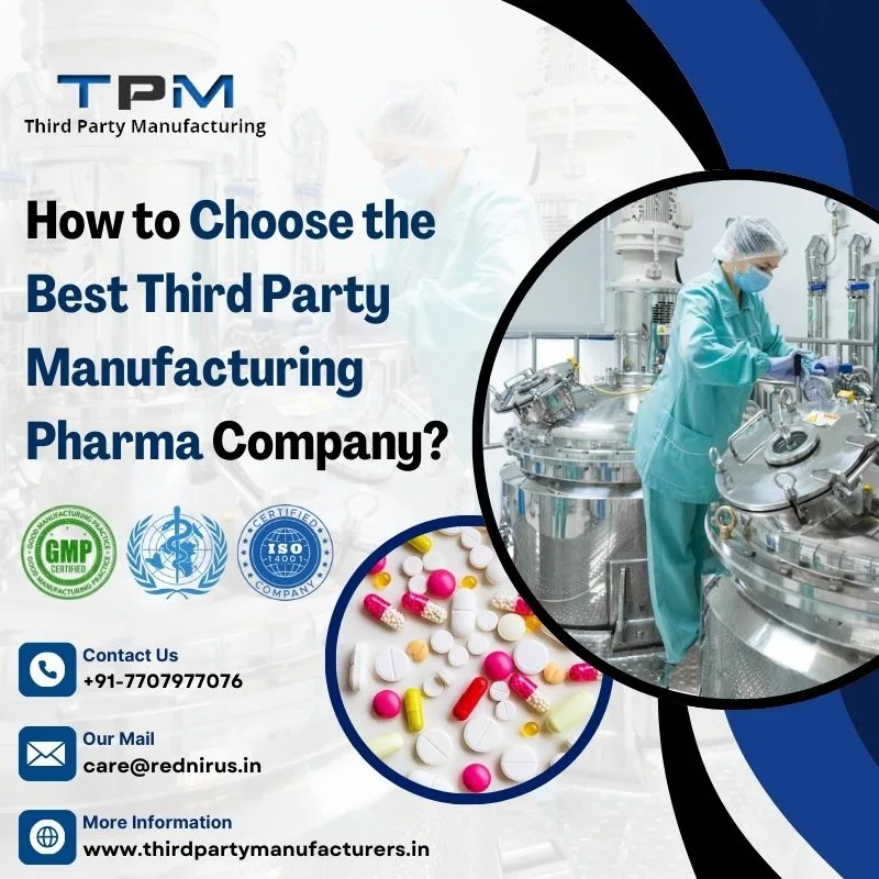 How to Choose the Best Third Party Manufacturing Pharma Company?