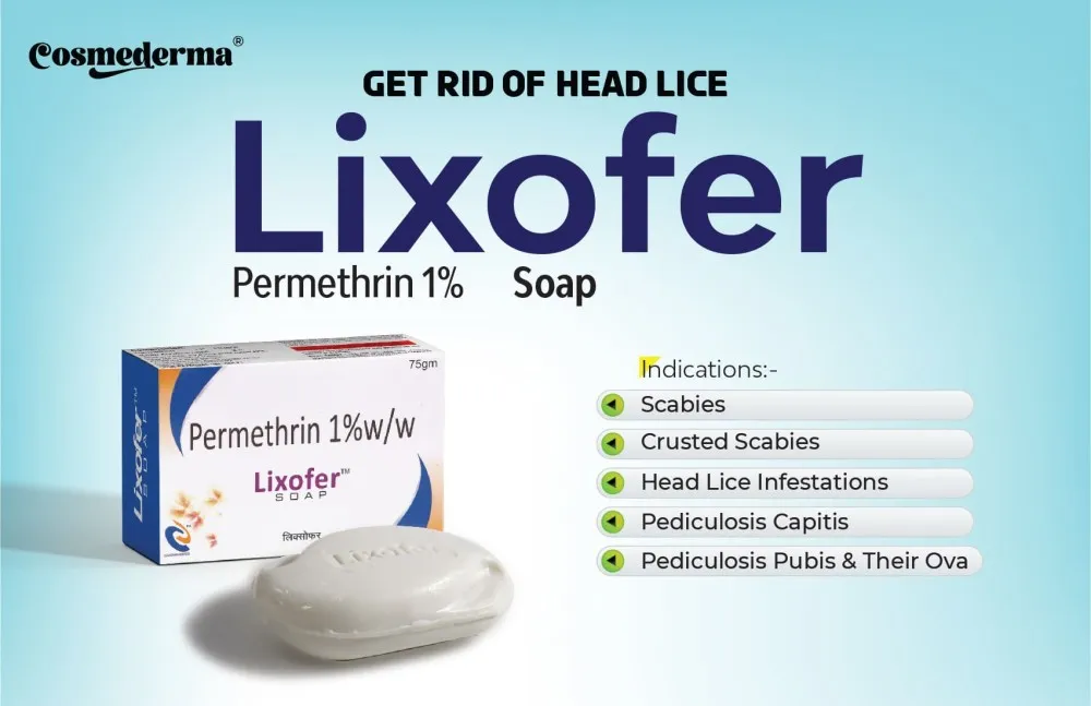 Permethrin, Glycerin & Neem Oil Soap Pharma Exporters