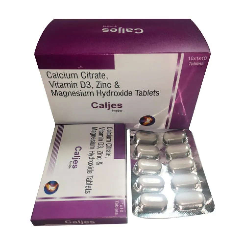 Best Calcium Citrate 1000mg and Vitamin D3 200 IU with Magnesium Hydroxide 100mg Tablets Pharma Contract Manufacturing
