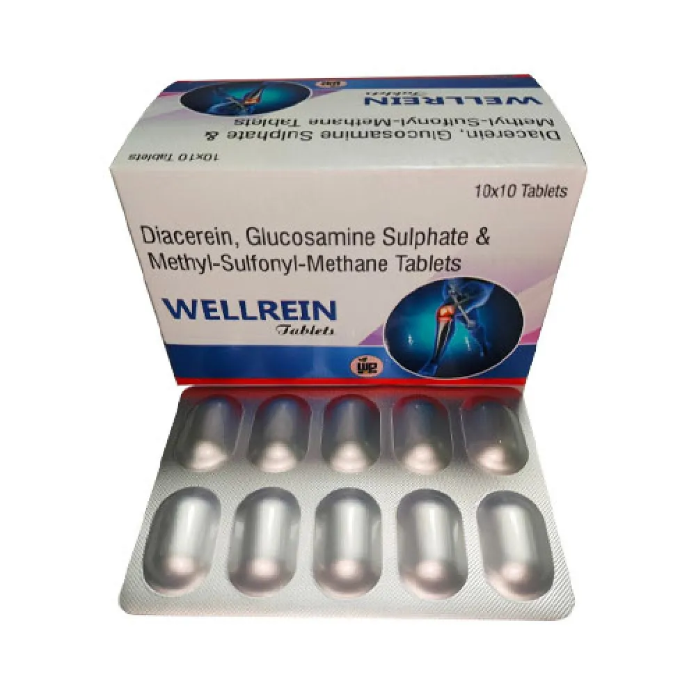 Diacerein 50mg and Glucosamine Sulphate (Potassium Chloride) 750mg Eq. To Glucosamine Tablets Third Party Manufacturer Company